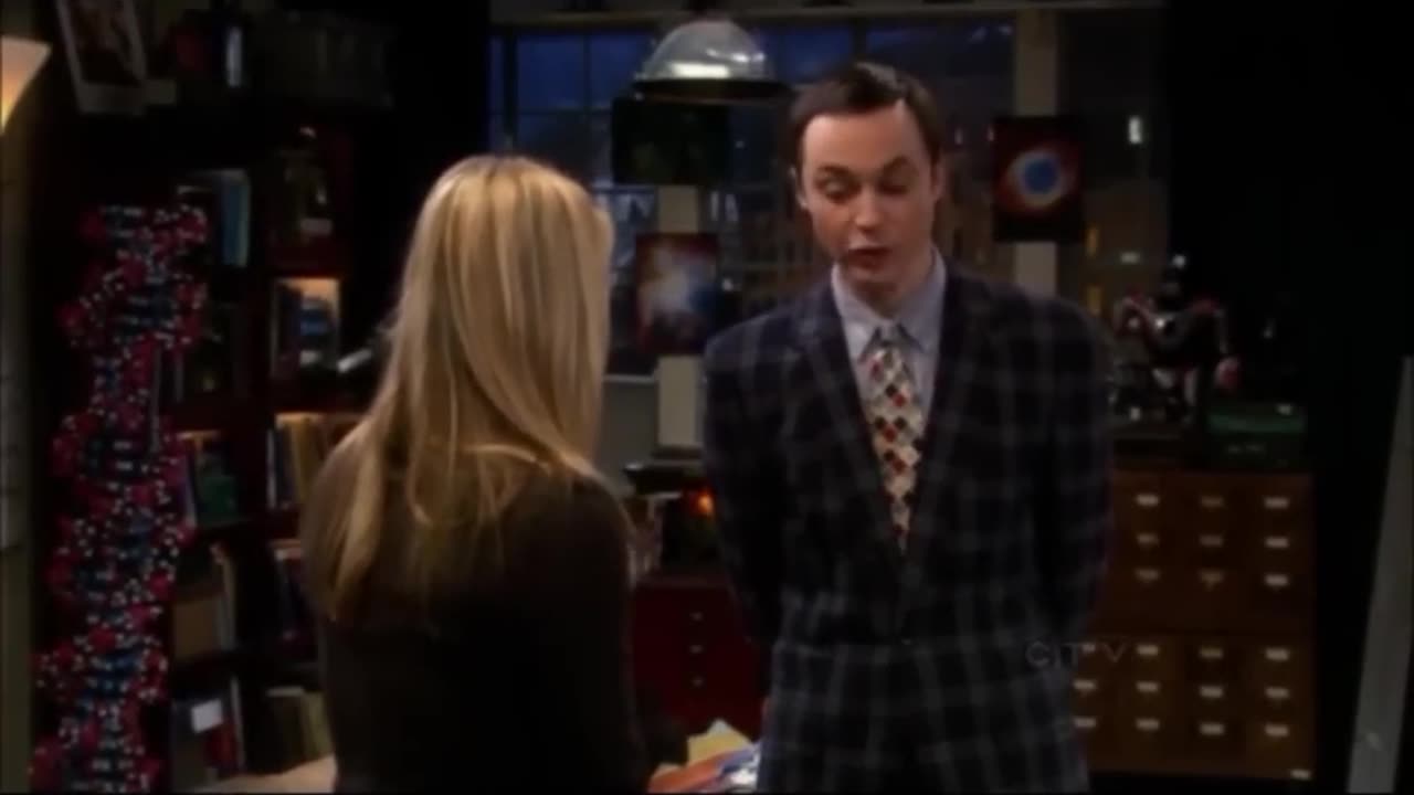 Sheldon Gives Penny The Moving Finger - The Big Bang Theory