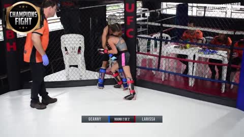 Champions Fight Kids 3 - Geanny vs Larissa - [MMA Kids] best spectacle