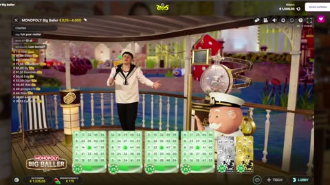 MONOPOLY BIG BALLER MEGA BIG WIN 5 ROLLS