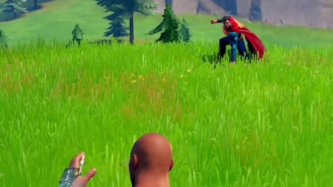 Fortnite BLACK ADAM vs SUPERMAN 😈 #shorts