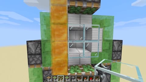 Realistic Piston Elevators with Honey Blocks