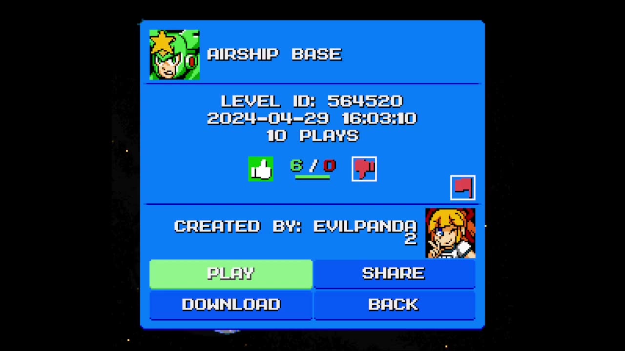 Mega Man Maker Level Highlight: "Airship Base" by EvilPanda 2