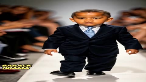 Baby presidents fashion show