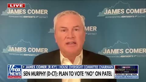 'HE SHOULD BE ASHAMED'_ Rep Comer blasts Dem senator's reaction to Patel FBI nomination