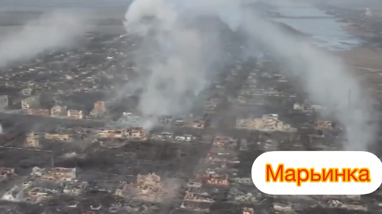 Shelling Russians in the Ruins of Marinka