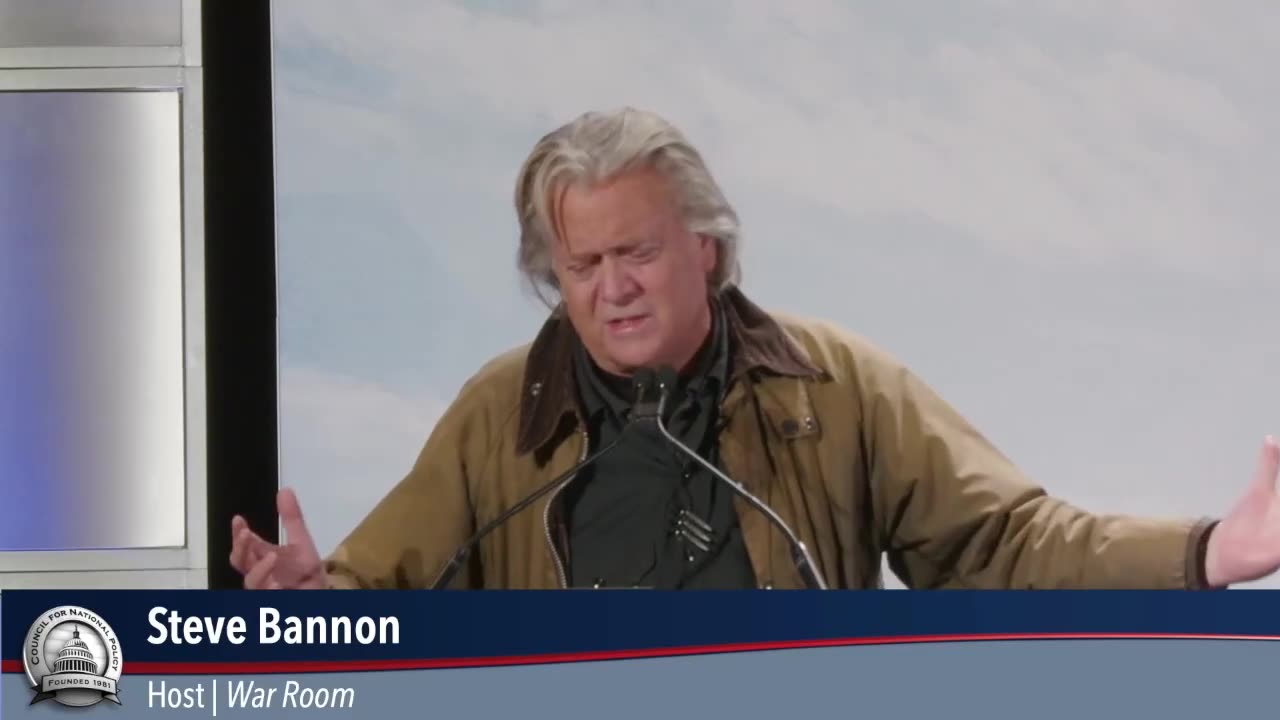 Steve Bannon Speaks To Council Of National Policy | BEST BANNON SPEECHES