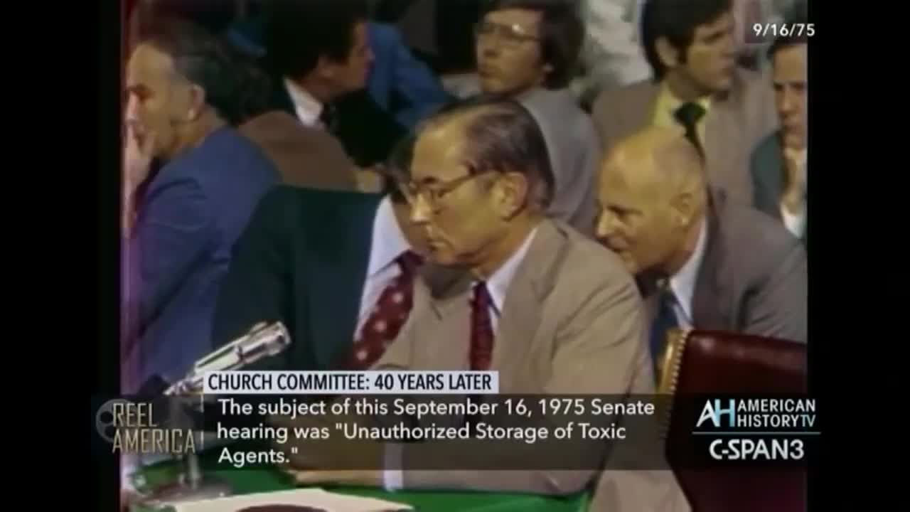 CHURCH COMMITTEE HEARINGS - CIA WILLIAM COLBY 1975