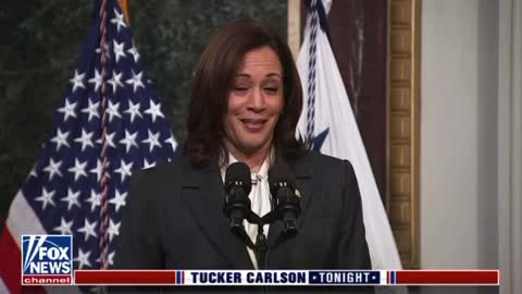 Tucker insinuating that Kamala is on mescaline 😂