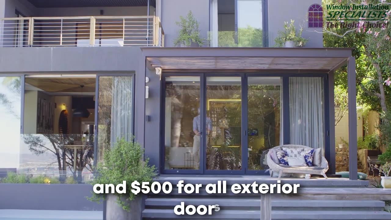 2023 Tax Energy Incentive Credit for homeowners for replacing old doors & windows with new