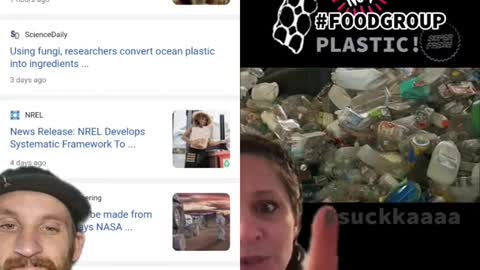 Turning plastic into "food".