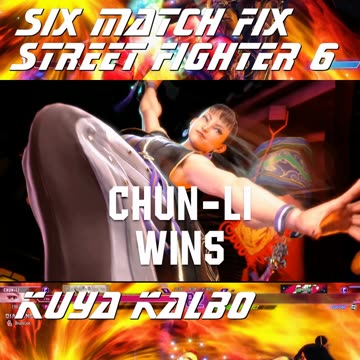 Kuya Kalbo Six Match Fix with Chun Li on Street Fighter 6 as Puyat 04-25-2024 Part 2