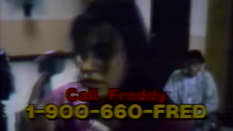 "Nightmare On Elm Street" Freddy Kruger 900 Number TV Commercial from 1987