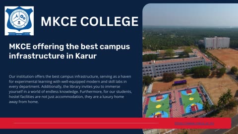 MKCE offering the best campus infrastructure in Karur