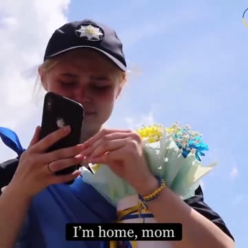 Maryana Chechelyuk, a police officer from Mariupol, is among 75 POWs freed