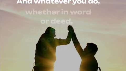 Colossians 3:17