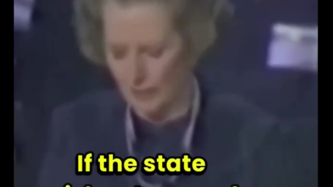 Thatcher, before money printing became normalized