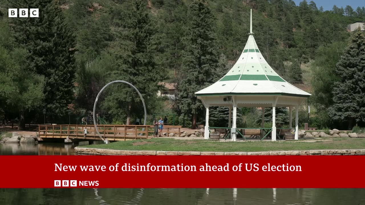 New wave of disinformation ahead of US election | BBC News