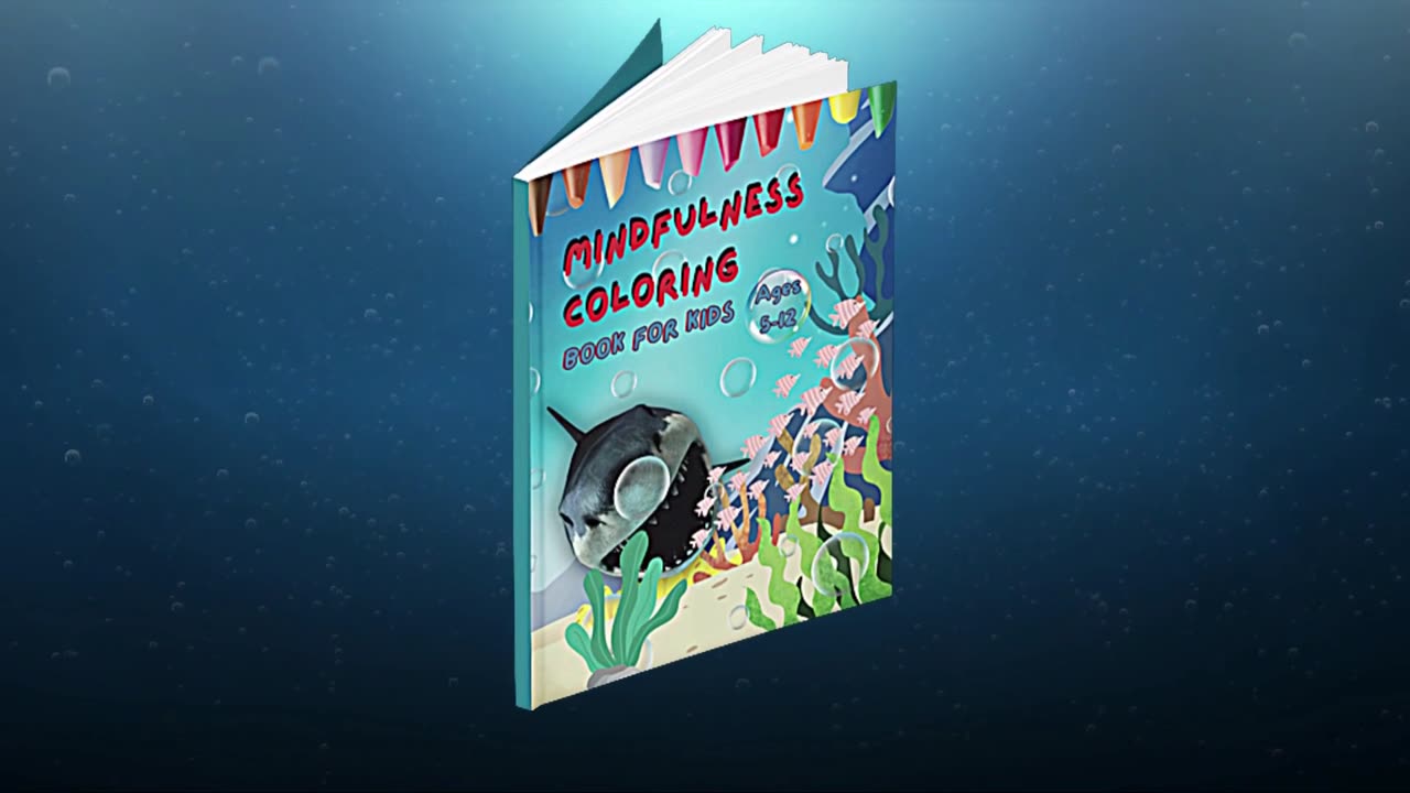 Mindfulness Coloring Book For Kids ages 5-12: Kids Shark Coloring Book