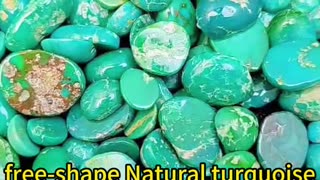 20250207-02 free-shape Natural turquoise cabochon size free-shape Healing Gemstone