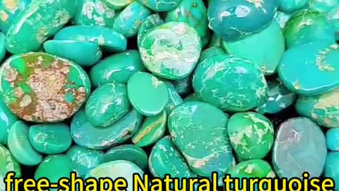 20250207-02 free-shape Natural turquoise cabochon size free-shape Healing Gemstone