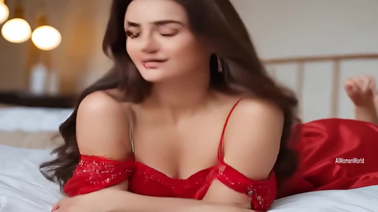 Very Beautiful AI Model Lisa Photoshoot On Bed - AIWomenWorld