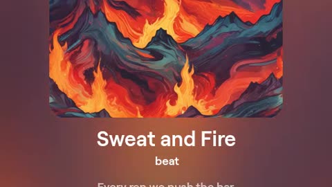 Sweat and fire