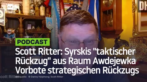 Syrskis "taktischer Rückzug" aus Raum Awdejewka Vorbote strategischen Rückzugs