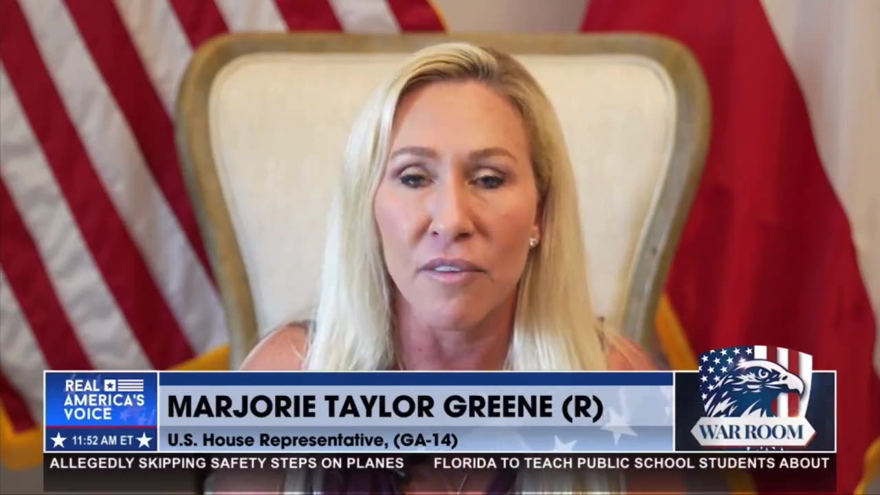 Must Watch: Rep. Marjorie Taylor Greene Blast congress and senate for on going war