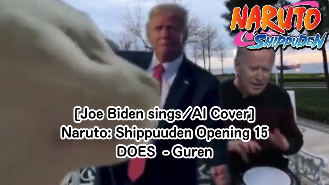 [Joe Biden sings/AI Cover] Naruto: Shippuden Opening 15 DOES - Guren