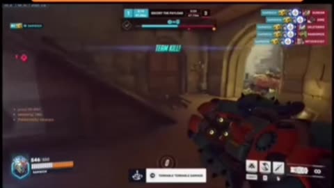 This Orisa did a 200IQ play in Overwatch 2