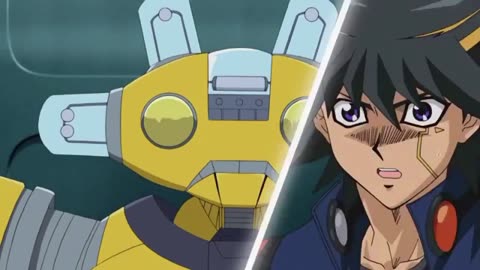 Yusei vs Security Robot: A Yu-Gi-Oh Duel