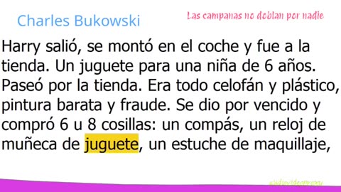 Charles Bukowski - Las campanas no doblan por nadie 2/3