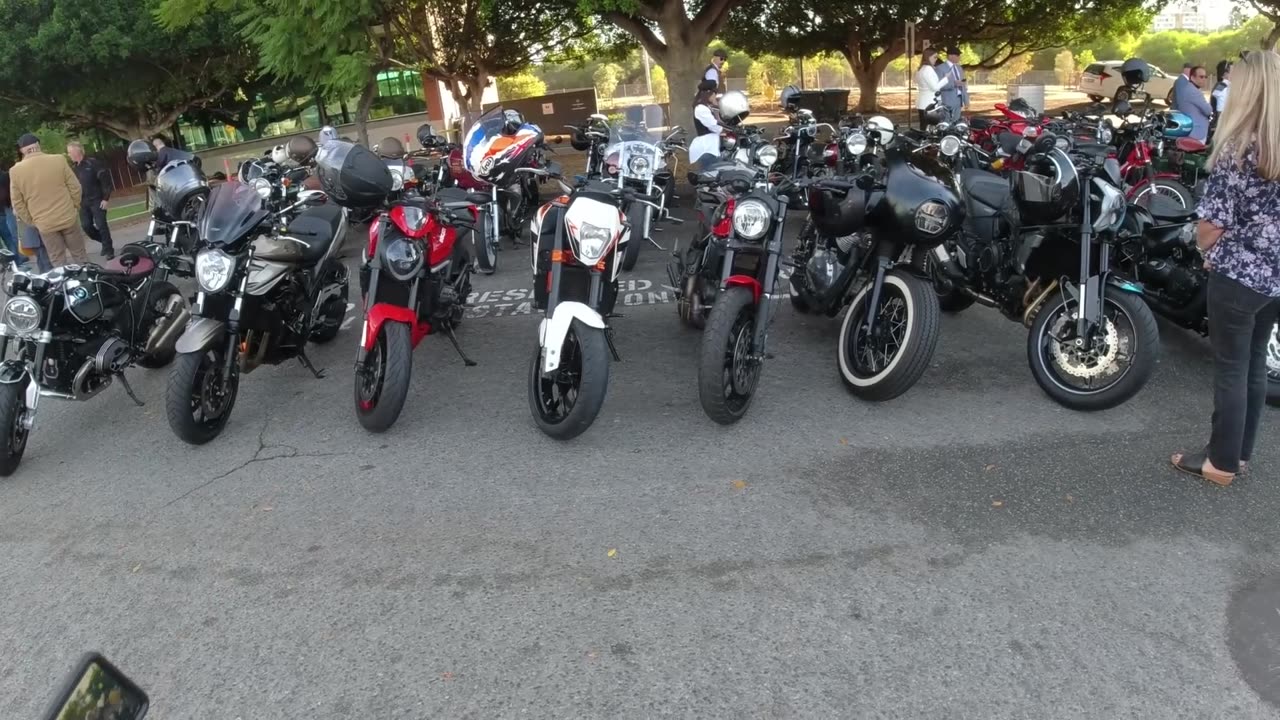 Distinguished Gentleman`s Ride Perth Western Australia 19/05/2024 Raw Sound of Bikes no Music