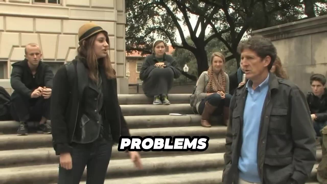 Woman rudely interrupts during Give me an Answer