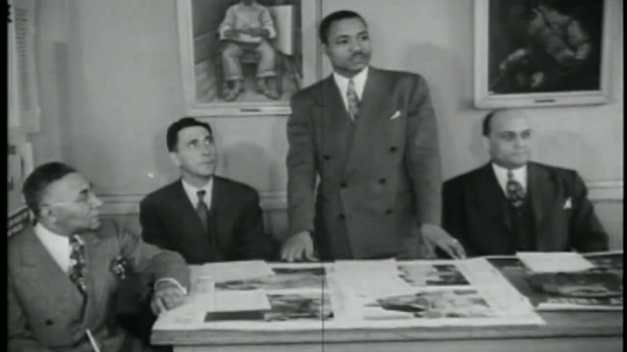 All American News X (1945 Original Black & White Film)