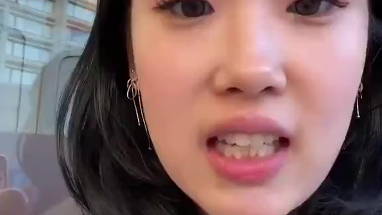Asian Girl Complains About Grocery Prices