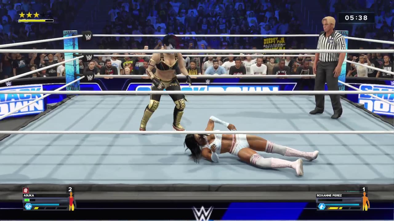 Asuka VS Roxanne Perez - Iron Woman Match - WWE 2K24