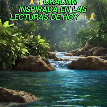 🙏✨Oración Inspirada en las Lecturas de Hoy ✨🙏