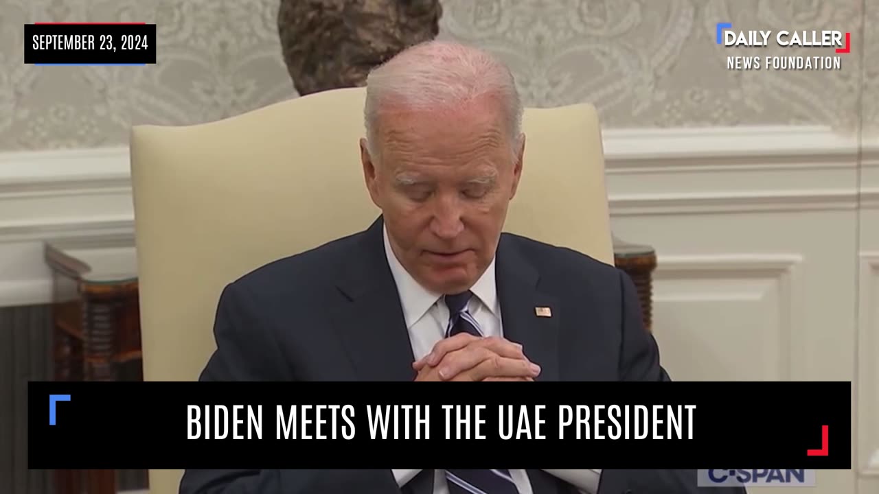 BREAKING: Biden Meets with UAE President