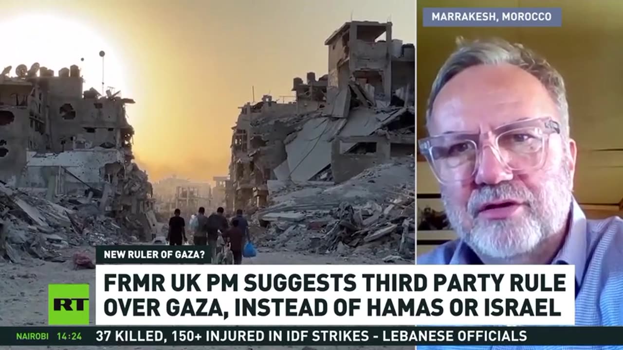 Tony Blair proposes third-party rule over Gaza