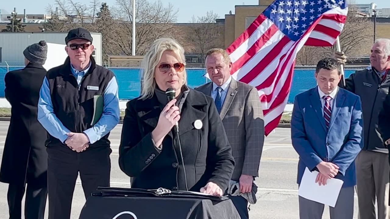 Rep. Rachelle Smit - Protest at Pfizer, Kalamazoo, MI | 2-6-23