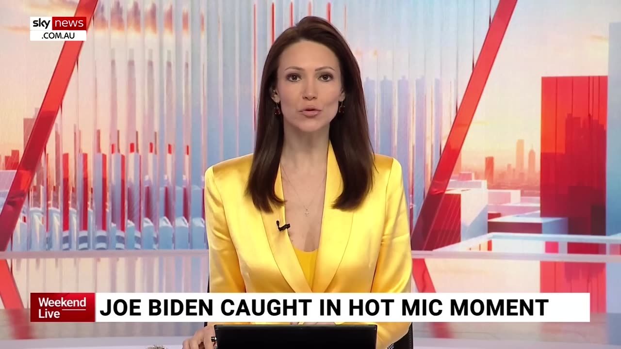 Joe Biden caught on hot mic talking about China