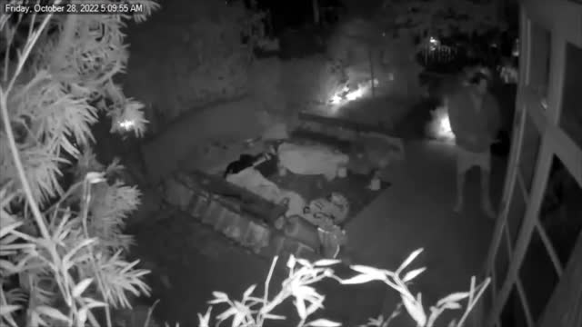 Paul Pelosi attack Security camera video shows break-in by David DePape