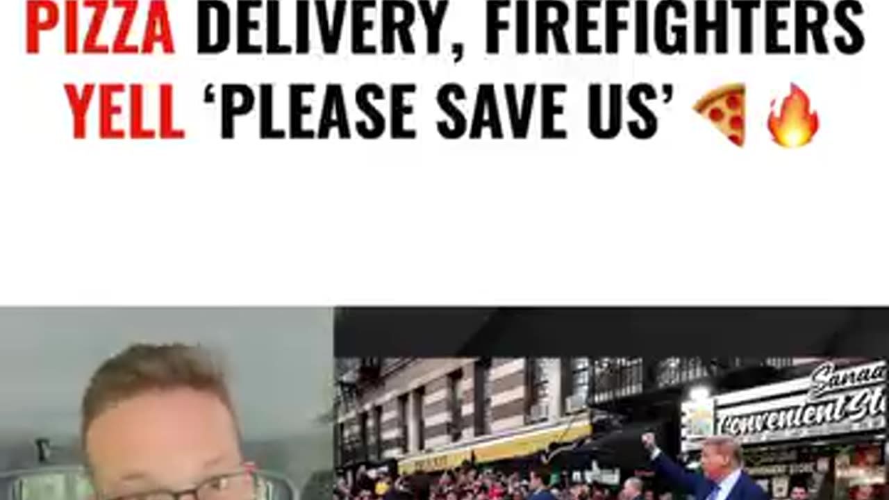 TRUMP SHOCKS NEW YORK FIRESTATION WITH SURPRISE PIZZA DELIVERY, FIREFIGHTERS YELL 'PLEASE SAVE US'