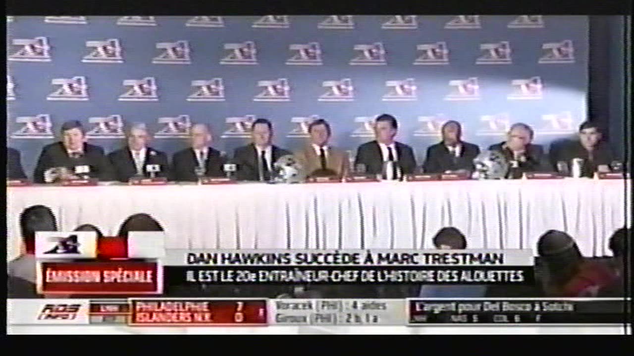 Conférence de presse des Alouettes de Montréal