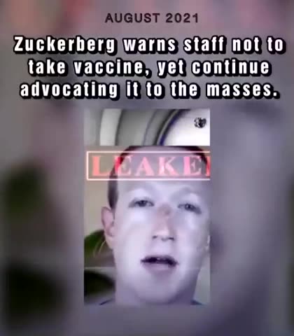 Zuckerberg warning about the #Clotshots