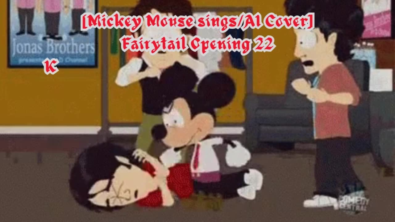 [Mickey Mouse sings/AI Cover] Fairy Tail Opening 22 Kavka Shishido - Ashita Wo Narase