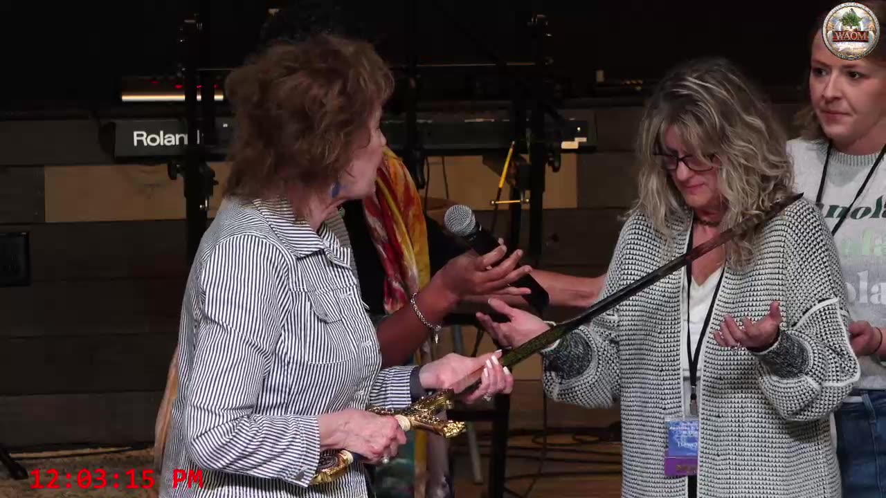 Word of the LORD via Barbara Wentroble over Dayna Milam and Jamie Boersma