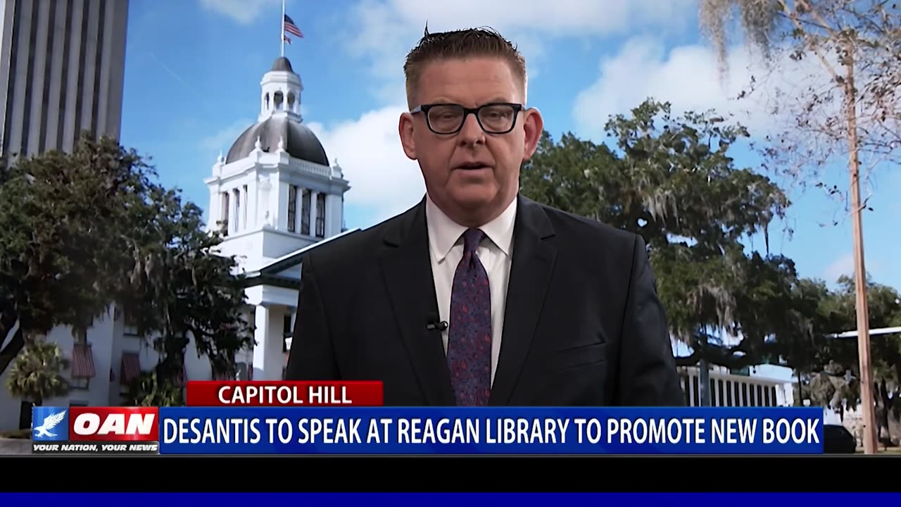 DeSantis to speak at Reagan library to promote new book