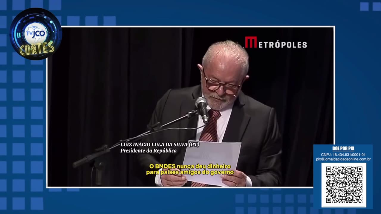 Em afirmação insana, Lula culpa Bolsonaro pelos bilhões que Cuba e Venezuela devem ao BNDES